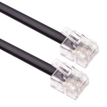 1m RJ11 Cable ADSL Extension Lead Phone Cord Telephone Plug High Speed BT Internet Broadband Male to Male Router and Modem to RJ11 Phone
