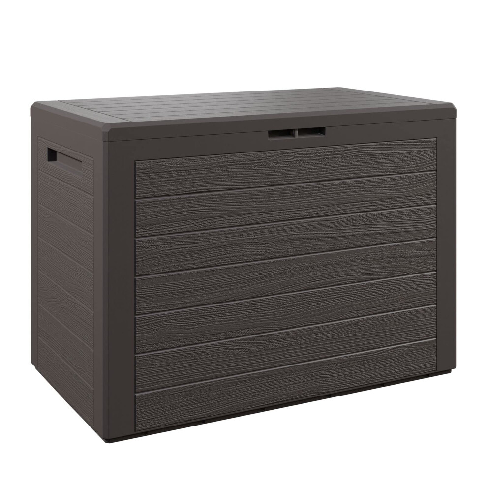 CASARIA Waterproof Garden Outdoor Storage Box 190L | Plastic, Lockable Storage Box With Lid | Parcel Box, Storage Chest | Outdoor Toy, Cushion Box |
