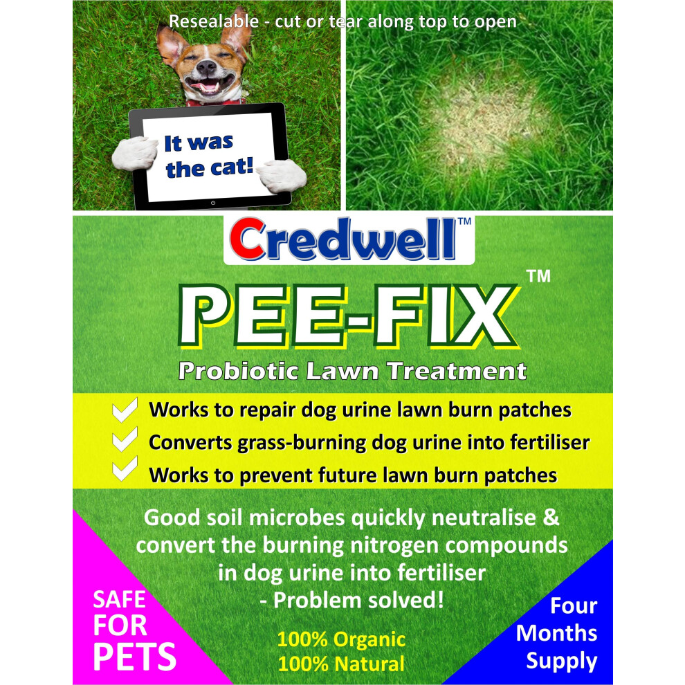 dog urine neutraliser grass lawn patch repair treatment