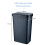 Tower T838005N Rectangular Sensor Bin with Fingerprint Proof Coated Exterior, Plastic, 50 L, Navy 4