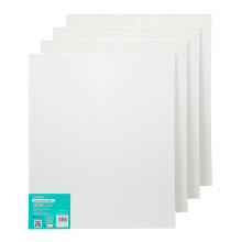 50x60cm 4pcs Canvas Panels 3mm 280gsm Blank Artist Canvas Board/ 100% Cotton/Triple Primed/Acid Free/Medium Grain - Oil & Acrylic Painting