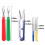 4 Pcs Seam Ripper, Big and Small Stitching Thread Unpicker, Thread Cutter Remover, Seam Rippers for Sewing, Stitch Ripper with Scissor, Storage Bag, 2