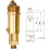 2-Piece Rust-Proof Brass Pop-Up Plug Bolt Set for Sink Drain - Slotted, Click-Clack, Internal Spring, Easy Install 2
