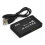 All in One Multi Card Memory Reader Adapter for Micro SD SDHC M2 MMC XD CF MS with External USB- Black 1