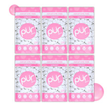 | Sugar Free Chewing Gum | 100% Xylitol | Vegan, Aspartame Free, Gluten Free & Keto Friendly | Natural Bubblegum Flavoured Gum, 55 Pieces (Pack of 6)