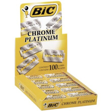 Chrome Platinum Double Edge Safety Razor Einweg-Einzelklingen (100er Pack)