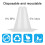 200 Pcs Ear Thermometer Probe Covers, Refill Caps Replacement Lens Filter Protector for All Braun Thermometer Models 4