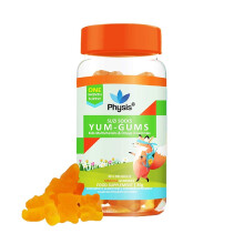 Kids Multivitamin Gummies | Ages 2+ | 30 Orange Flavour Chewable Vitamin with Vitamins C, D, Omega 3 & More | Kids Vitamins Chewies for Cognition,