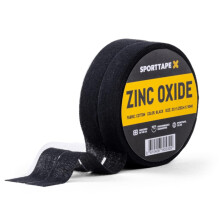 2 Rolls - SPORTTAPE Finger Tape Zinc Oxide Tape - Black - 1.25cm x 10m | for Jiu Jitsu, Bouldering, Rock Climbing, BJJ, Crossfit, Rowing, Climbing &
