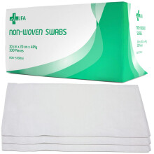 Premium Non-Woven Gauze Swabs 10cm x 20cm - Pack of 100