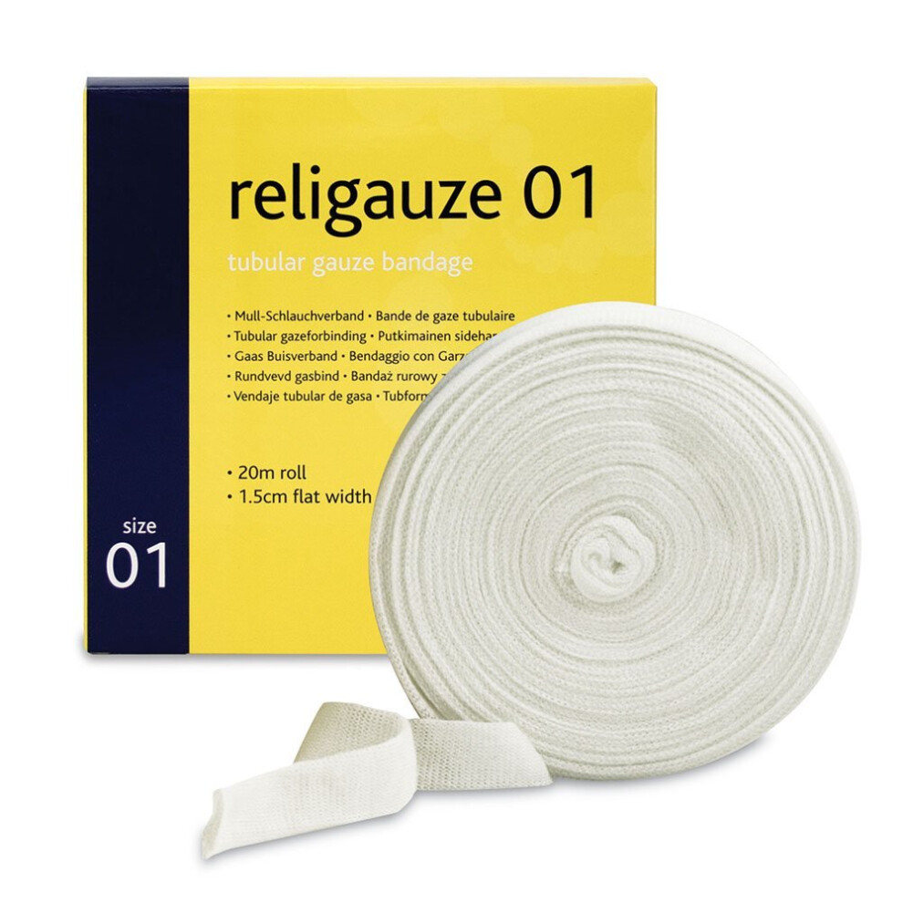 Reliance Medical Religrip Band-Aid Tubular Gauze, Secure & Exceptional Wound Cotton Dressing Ideal For Fingers And Toes, Bandage For Wounds On The Hand-Arm Wrist &
