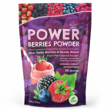 NGU Super Berry Powder 150g, Immune Support Food Supplement, Superfood Berries Smoothie Mix for Shakes, Detox & Healthy Boost for Juice Beverages or