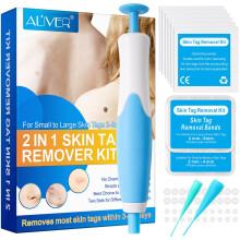 2 in 1 Skin Tag Remover, Auto Skin Tag Removal Kit,Tags Fall Off Remover Pen-Safe and Easy Remove Small to Large (2mm-8mm) Sized Skin Tags-Tags Fall