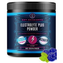 KEY NUTRIENTS Polvere di Elettroliti Multivitaminica Senza Zucchero - Lampone Blu
