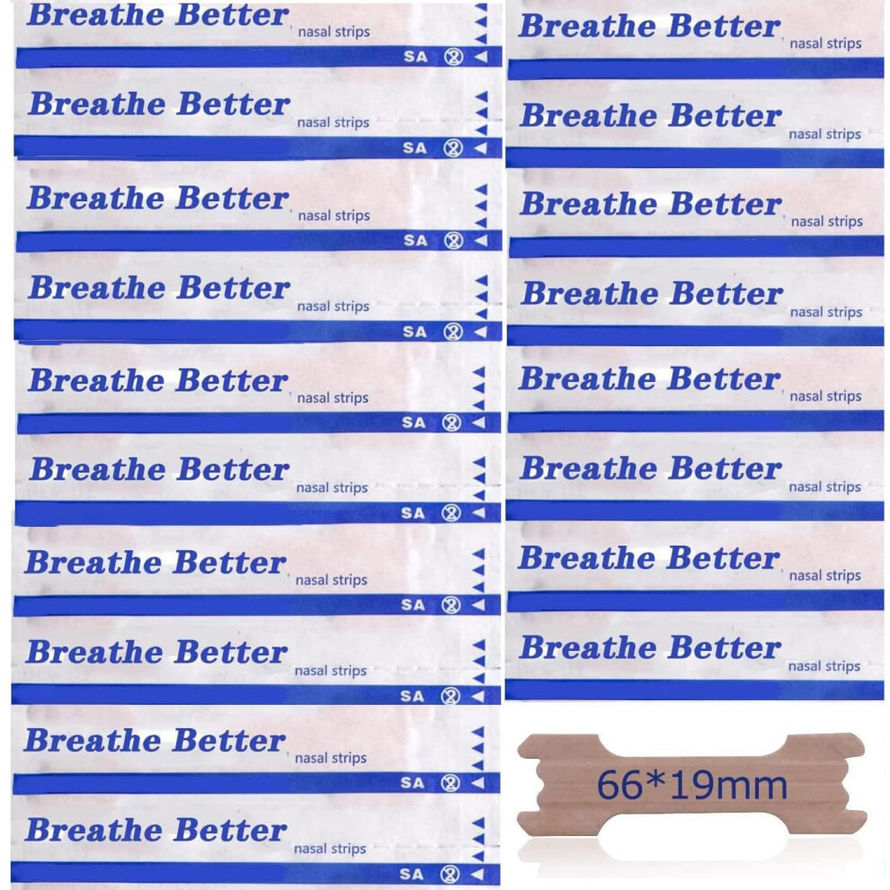 Chargenyang Large Breathe Better Nasal Strips To Reduce Snoring Drug-Free Works Instantly To Improve Sleep Relieve Nasal Congestion (50Count)