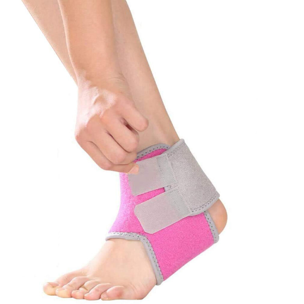 Qchomee 1 Pair Girls Boys Ankle Support Brace Compression Neoprene Ankle Strap Foot Wrap Protector For Strains Sprains Arthritis Ankle Tendon Pain Relief