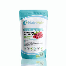 Pure 100% Raspberry Ketones 1000mg - 60 Capsules for Metabolism, Energy & Weight Loss