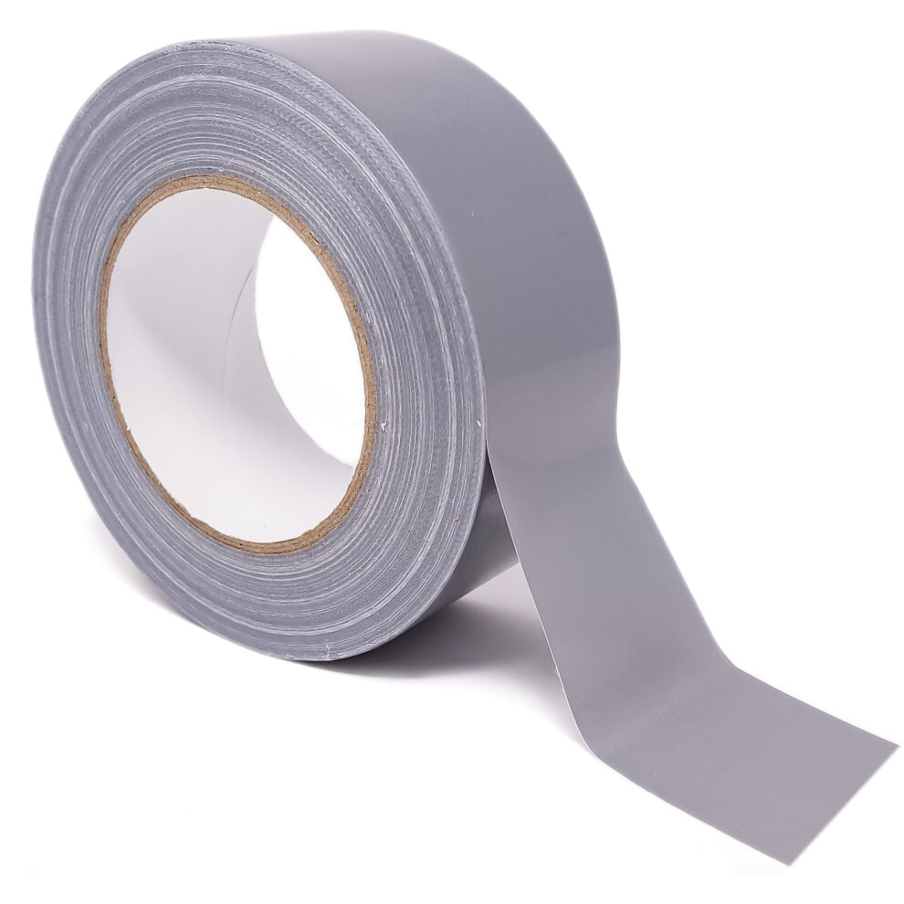 Heavy Duty Duct Tape | 48mm wide x 50M length | Industrial Tape Grade - Strong Gaffer Tape indoor and outdoor use, thick gaffa tape patch and seal