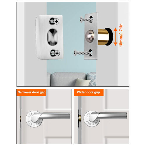 Ball Door Catches for Internal Doors Jiayi 2 Pack Roller Ball Door