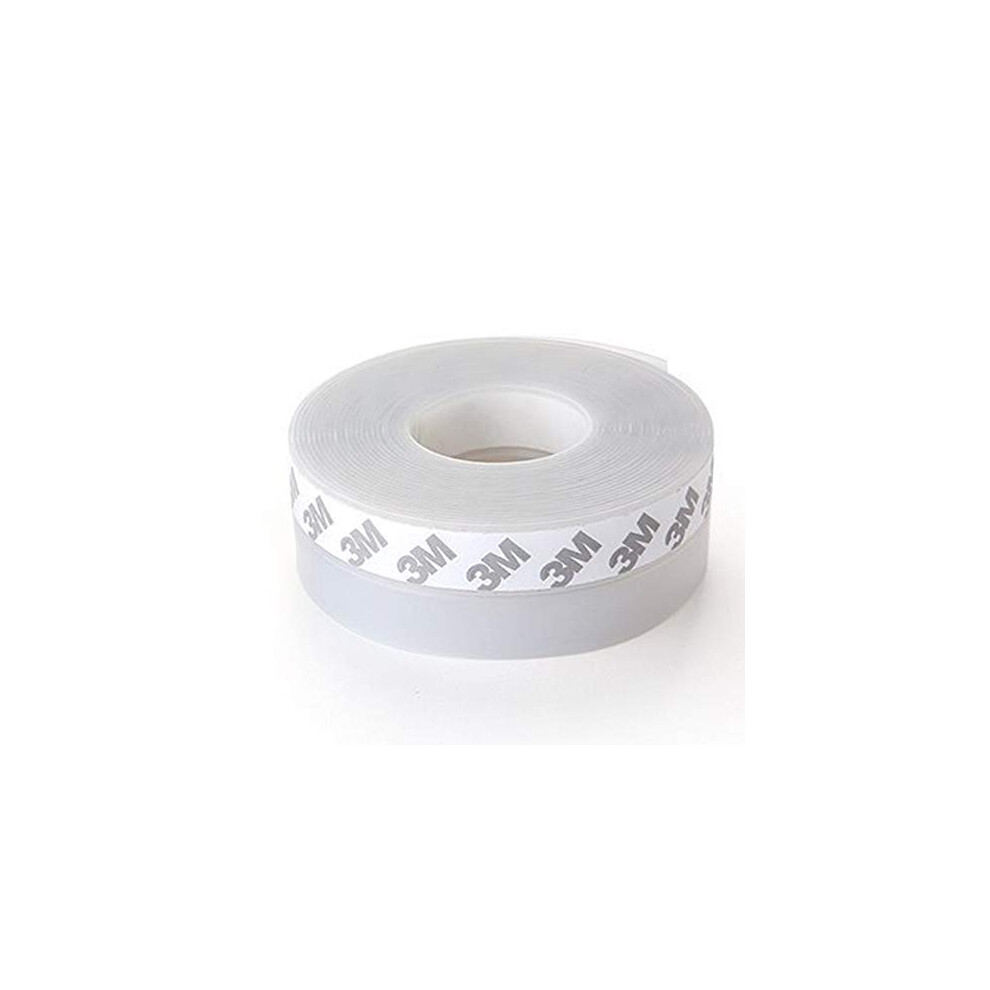 Lefute Draft Excluder For Doors Draught Excluder Door Seal Strip 10M Window Tape Self Adhesive Weather Stripping Transparent Silicone Door Bottom Seal Strip