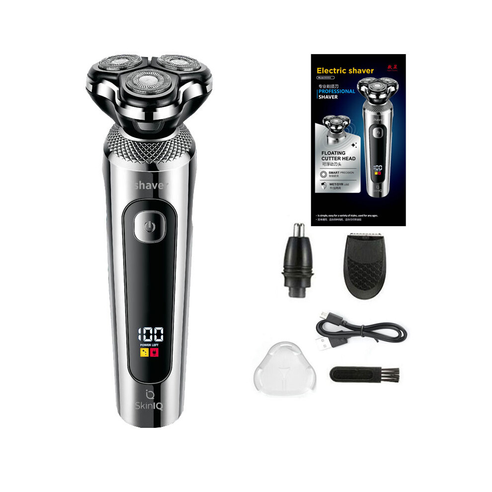 (StyleD) Electric Shaver Three In One Washable Blade Usb Rechargeable Three Head Shaver