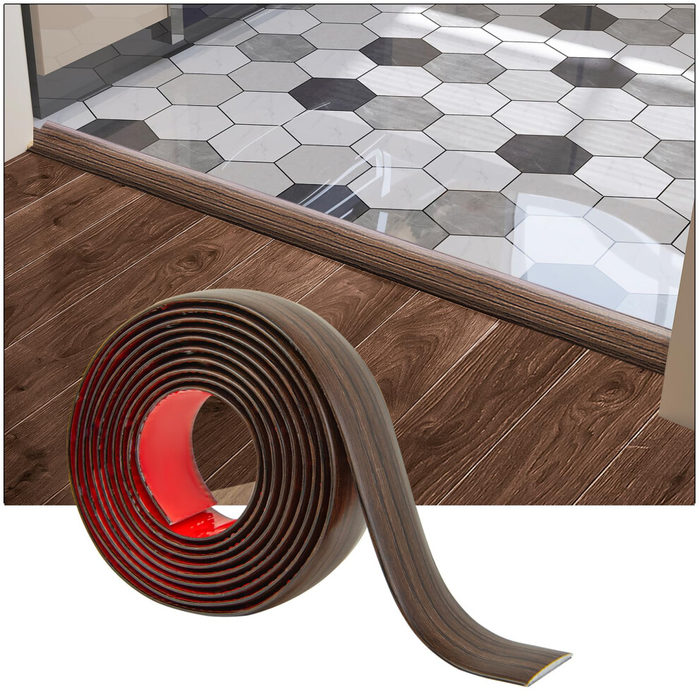 Self Adhesive Vinyl Floor Transition Strip, Laminate Floor Strip Floor Flat Divider Strip For Joining Floor Gaps,Carpet Threshold Transition,Floor 6941197820689