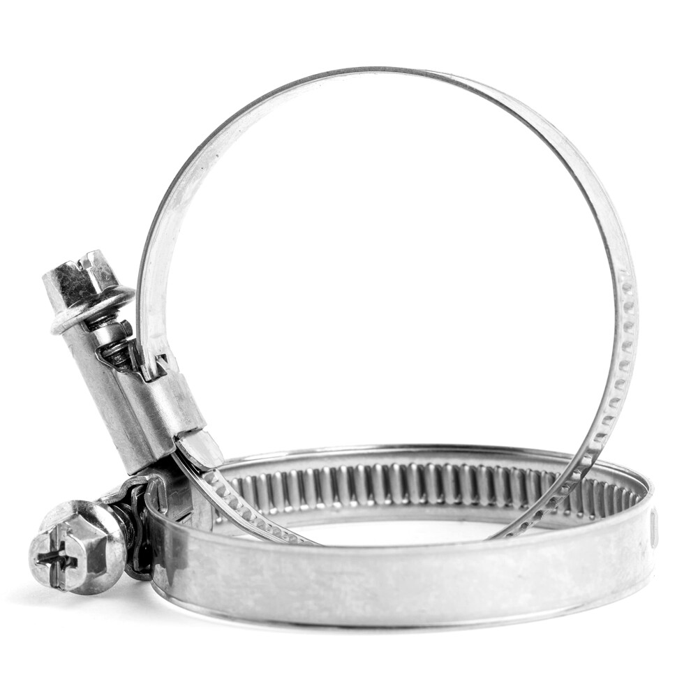 70Mm - 90Mm W1 - Strong Worm Drive Hose Clip Adjustable Hose Clamp Ducting Clamp For Flexible Hose Pipe (Pack Of 4) 5059629051073