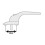 1st Time Fix White UPVC Double Glazing Universal Inline Espag Lockable Window Handle Multi Spindles & Screws (White) 4
