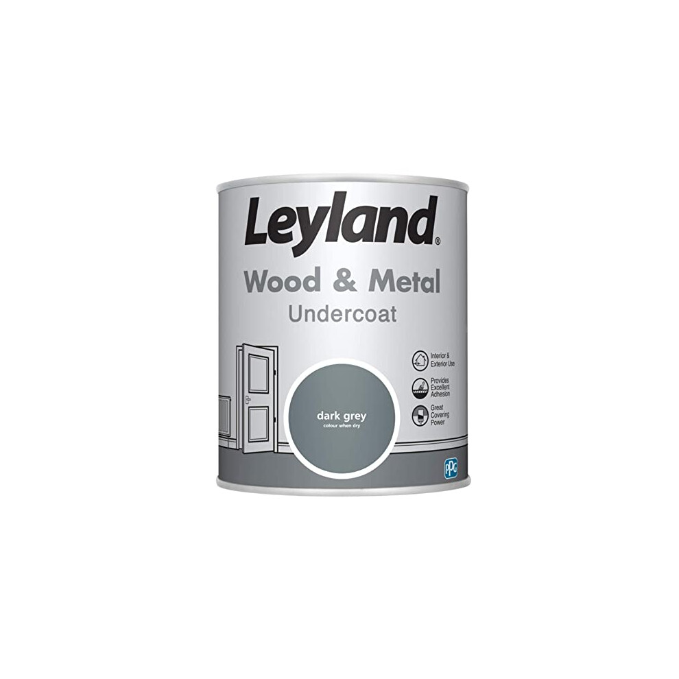 Wood & Metal Undercoat, Dark Grey, 750ml