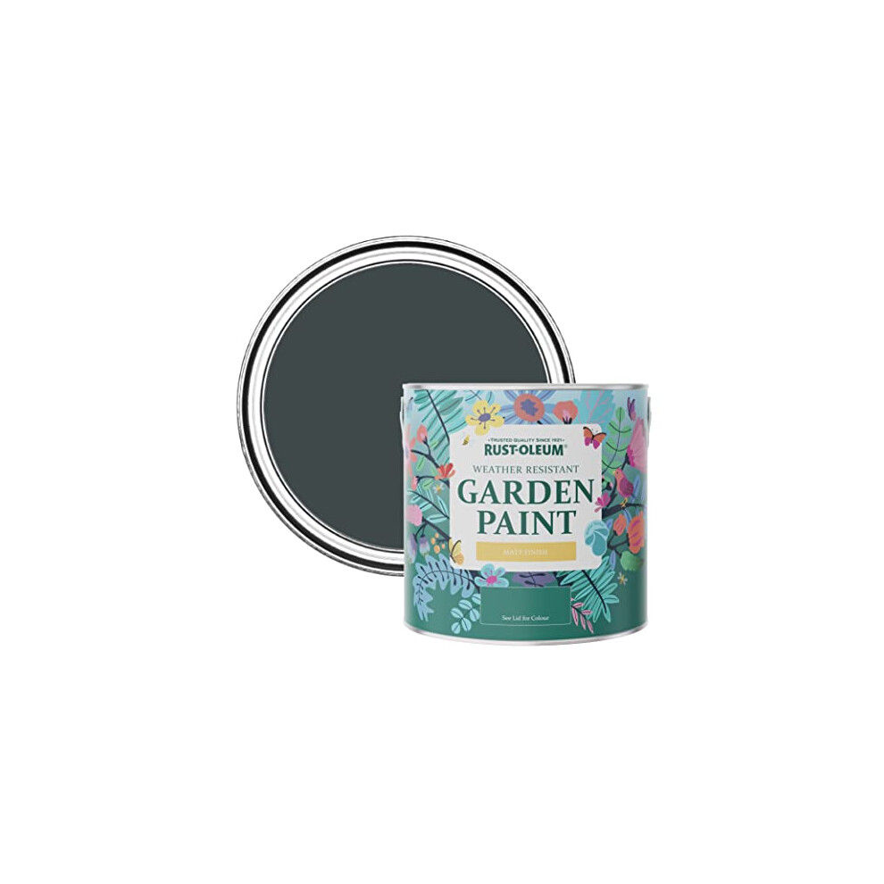 Rust-Oleum Mould-Resistant Garden Paint In Matt Finish - Sand 2.5L Black