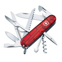 Huntsman Swiss Army Knife, Medium, Multi Tool, Camping Knife, 15 Functions, Large Blade, Bottle Opener
