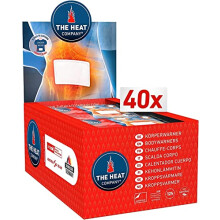 Bodywarmer - 40 Pieces - EXTRA WARM - Adhesive - Warmer for Back and Neck - 12 Hours Pleasant Warmth - Instant Heat - Air Activated - Purely Natural