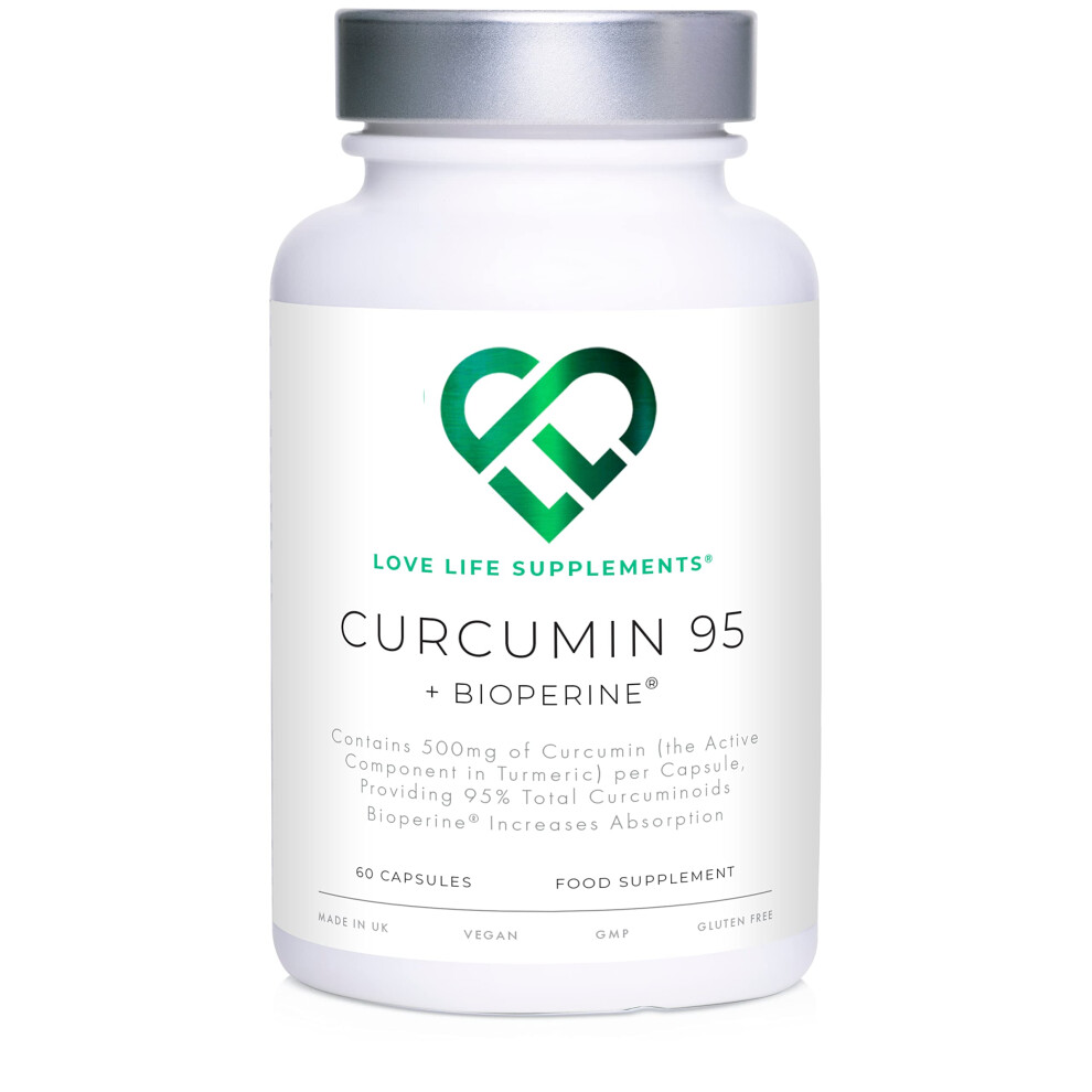 Curcumin 95 + Bioperine® By LLS | 500mg X 60 Veg Capsules - View #6