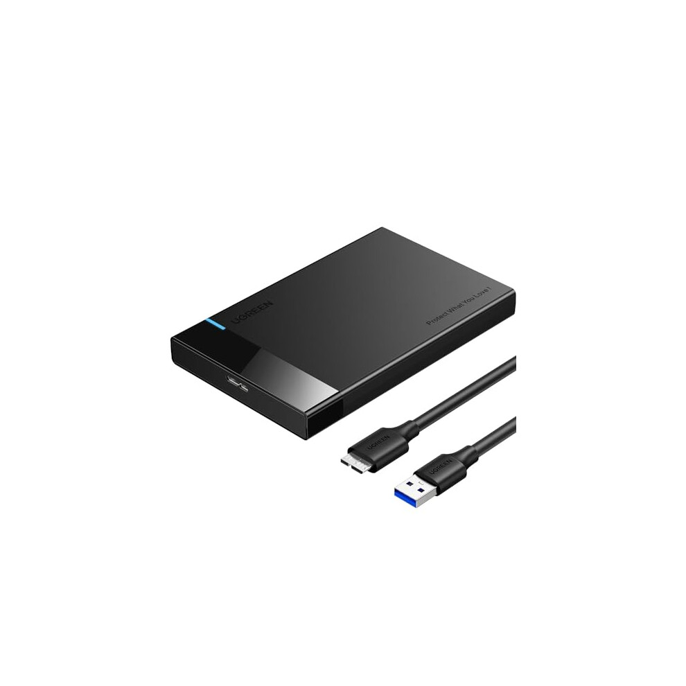 2.5 Inch Hard Drive Enclosure, 5Gbps Ssd Enclosure, External Usb 3.0 Sata Hdd Caddy, Ssd Reader Uasp Supported, Hard Drive Caddy Compatible With 2.5 6957303838486