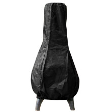 Large Chiminea Cover Heavy Duty Waterproof Garden Patio Heater Rain Protector 122cm High, Black