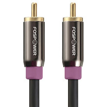 Subwoofer Cable (3.0M/10FT), [24K Gold Plated | Dual Shieldeded] RCA Subwoofer Audio Cable Connector for Surround Sound/Dolby Digital/DTS - Male to