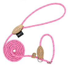 Durable Slip Lead Dog Leash, 1.5M Reflective Training Dog Lead Slip Rope, Anti-choking Adjustable Pet Slip Lead for Small, Medium, Large Dogs and Cats