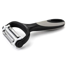 3 in 1 Potato Peeler/Serrated Fruit & Vegetable Peeler/Julienne Slicer. 3 Peelers in 1 for Speed Peeling of Potato, Carrot and All Kinds of Veg &