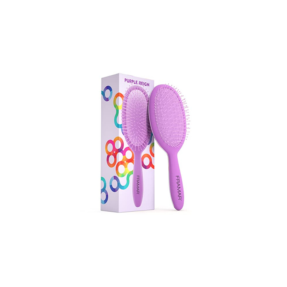 Framar Detangling Hair Brush Â No More Tangles Hairbrush Â Elegant Detangler Brush, Hair Brushes For Women, Men And Children