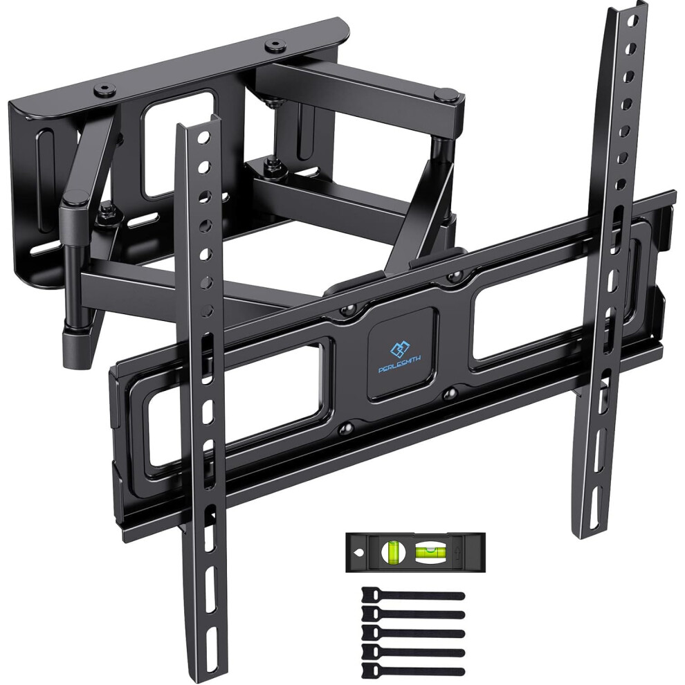 TV Wall Bracket, Swivel Tilt Wall Mount for 26-65 Inch Flat & Curved TV up to 45kg, Bracket Max. VESA 400x400mm