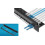 Network Patch Panel, 24 Port 1U Rack Mountable CAT6 Patch Panel Pro RJ45 110 Network Mini Patch Pane, Easy to Install, Cable Distinction, No Rust and 7