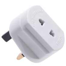 Toothbrush Adaptor Plug UK Charger Shaver Socket 2 Pin to 3 Pin Electric Converter Bathroom Two to Three Prong Charging Tooth Brush Razor Plugs