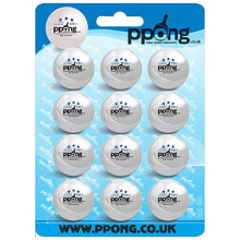 PPong Ping Pong Balls Table Tennis Balls – 3-Star Performance and Accuracy – 40+ Pro Abs – (Pack of 12 and 24) – Ideal for Indoor and Outdoor