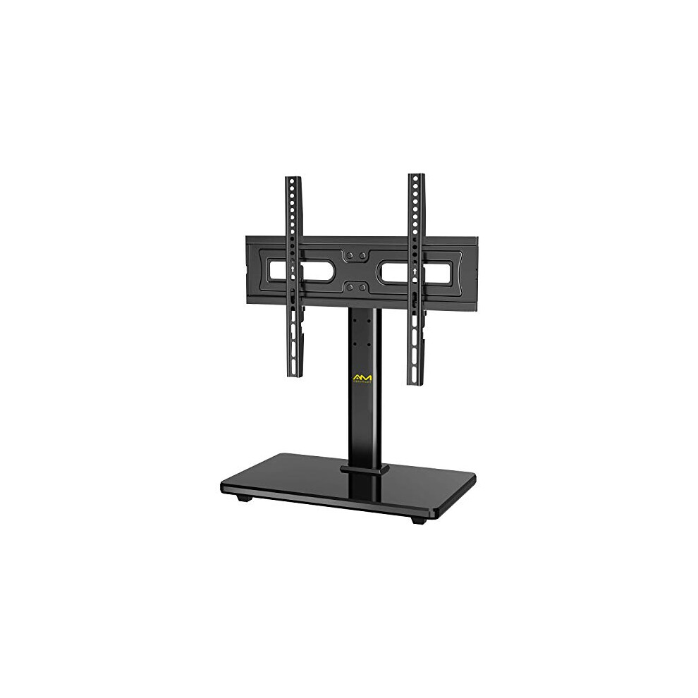 Alphamount Universal Swivel Tv Stand,Table Top Tv Stand For Most 32''-60'' Lcd Led Oled Tvs, Height Adjustable Tv Base Stand, Holds Up To 88 Pounds, Max Vesa