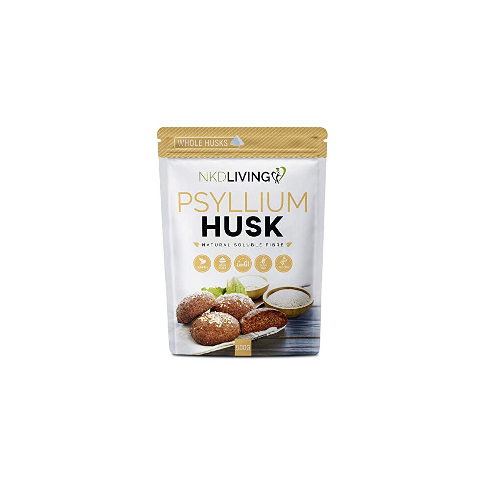 Nkd Living Whole Psyllium Husks (500G)