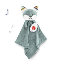 Felix the Fox Comforter - Super Soft & Ultra Large Blanket | Baby Comforter with Removable Soothing Sounds (Heartbeat, White Noise, Nature, Lullabies)