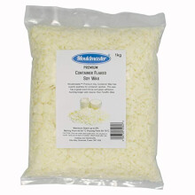 Premium Container Soy Wax Flaked 1 KG, 1Kg