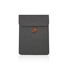 6 inch E-Reader Sleeve by Okami Products, Felt Ereader Pouch for all 5 to 6 inch E-Readers, Protective E-Book Bag/Case (Grey)