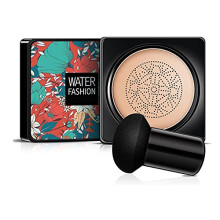 Mushroom Head Air Cushion Foundation BB Cream, Moisturizing Concealer, Even Skin Tone Makeup Base Flawless Moisturizing Oil Control Lightweight &