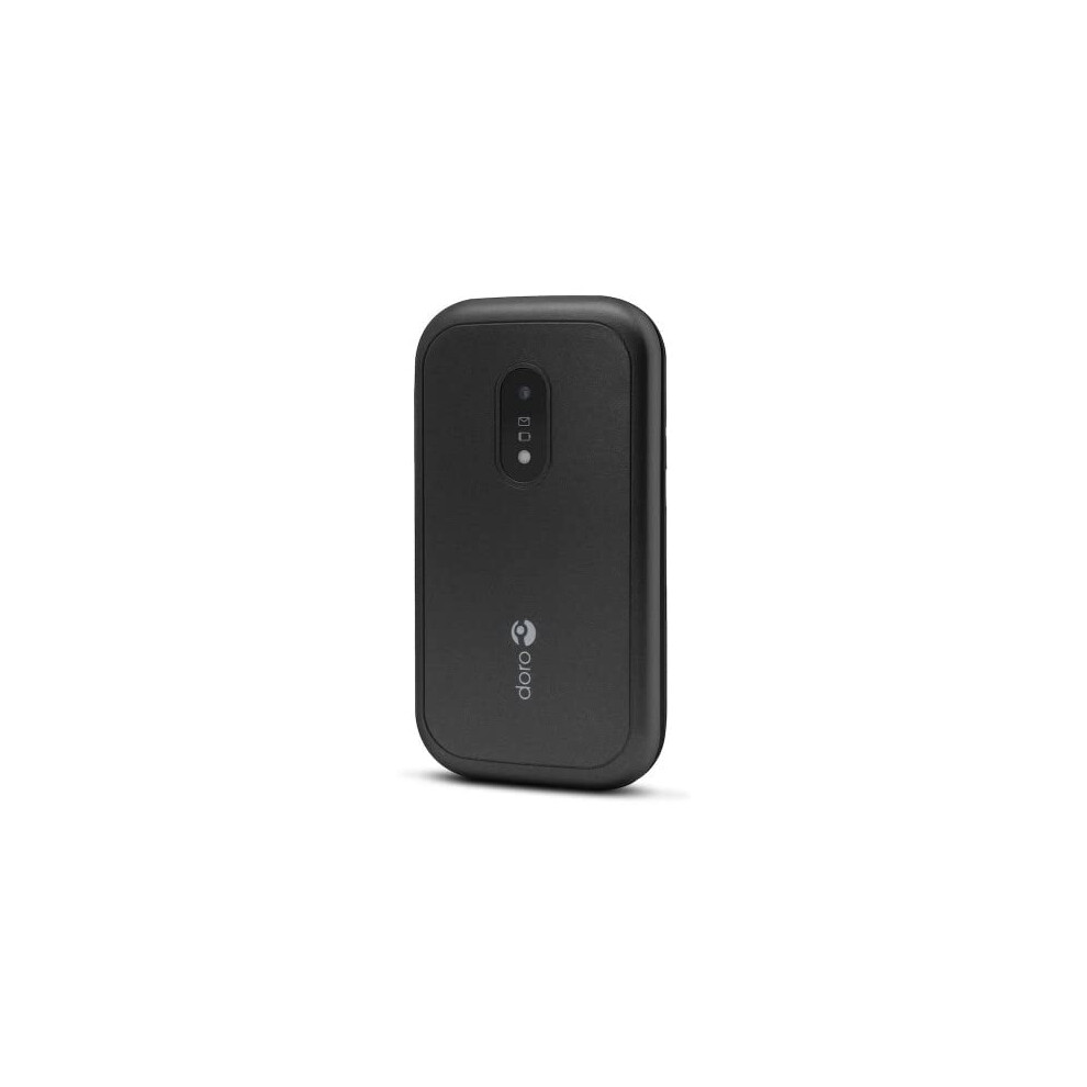 6040 Unlocked 2G Dual Sim Clamshell Big Button Mobile Phone For Seniors With 2.8" Screen, Gps Localisation (Renewed) Black 656942327646